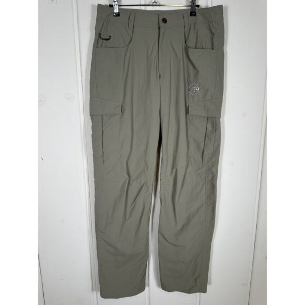 Mammut Men's SofTech Hiking/Trekking Outdoor Cargo Pants Tan Khaki Size 32